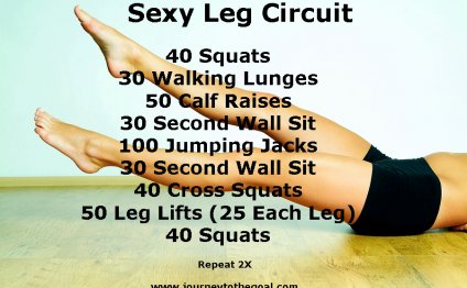 Leg circuit workout