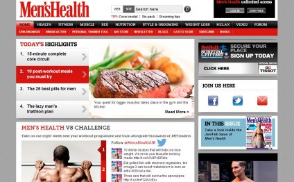 Mens Fitness website