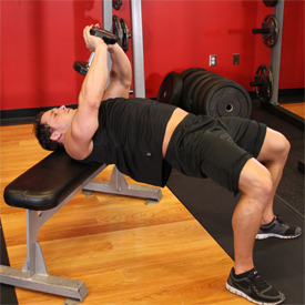 Bent-Arm Dumbbell Pullover