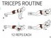 Home triceps workout