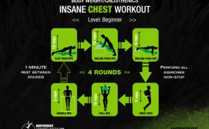 No equipment Chest Workout