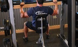 Smith Machine Overhead Shoulder Press