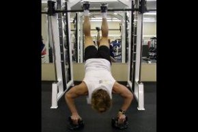 Spiderman pushups with Marcus Colburn