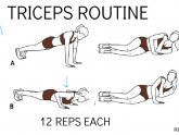 Home triceps workout