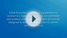 Chick Pump Pre Workout for Women Energy Diet Pill