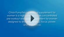 Chick Pump Pre Workout for Women Energy Diet Pill