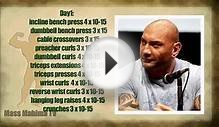 Dave Batista Gym Workout Routine & Diet Plan - WWE workout