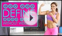 Home workout- Define your arms without weights