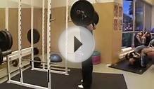 Weight lifting exercise example - Good Morning